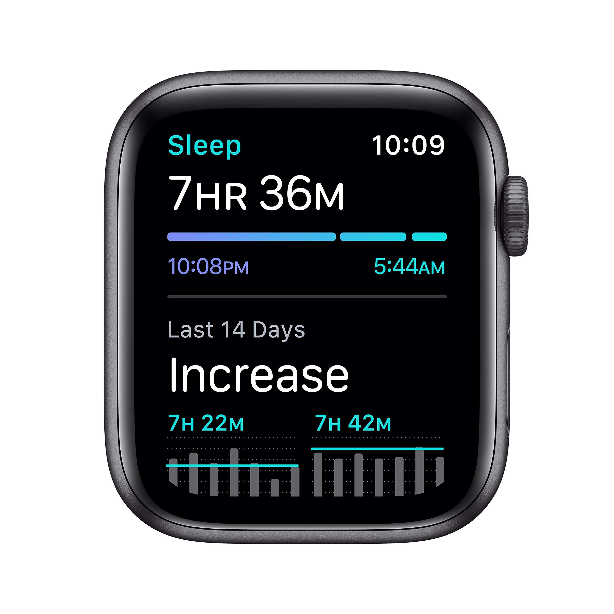 Apple Watch SE 2020 (GPS, 44MM) Space Grey Aluminium Case with Black Sport Band