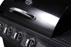 CosmoGrill Original 5 Gas Burner 4+1 Garden Grill, Steel Warming Rack, Side-Burner
