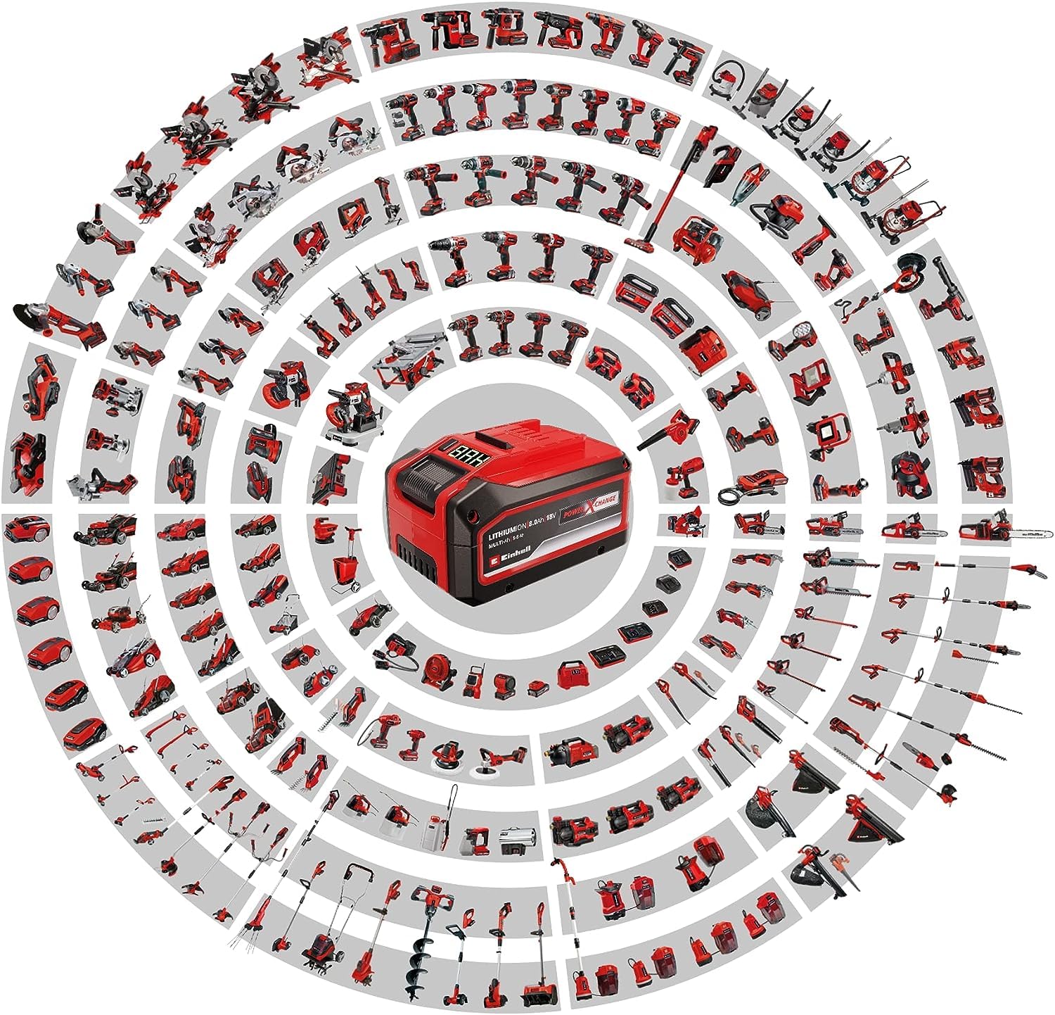 Einhell GE-CM 36/34-1 Li-Solo Power X-Change Battery-Powered Lawnmower
