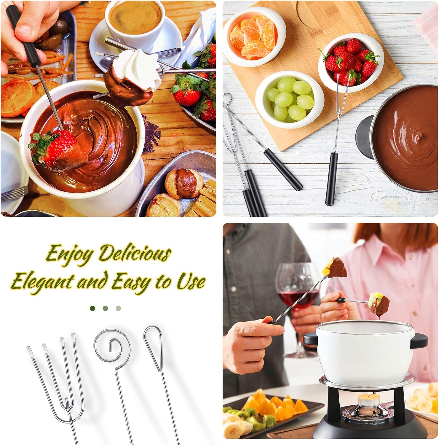 Patelai 12 Pcs Candy Dipping Tools Set