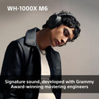 Sony WH-1000XM6 Flagship Noise Cancelling Over-Ear Wireless Bluetooth Headphones