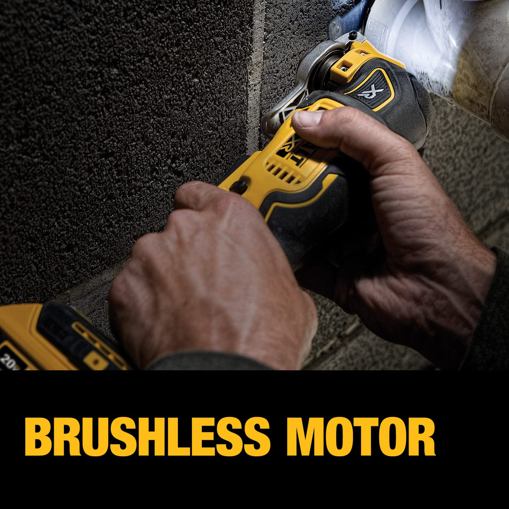 DEWALT 20V MAX XR Oscillating Multi-Tool Kit, Variable Speed (DCS356D1)