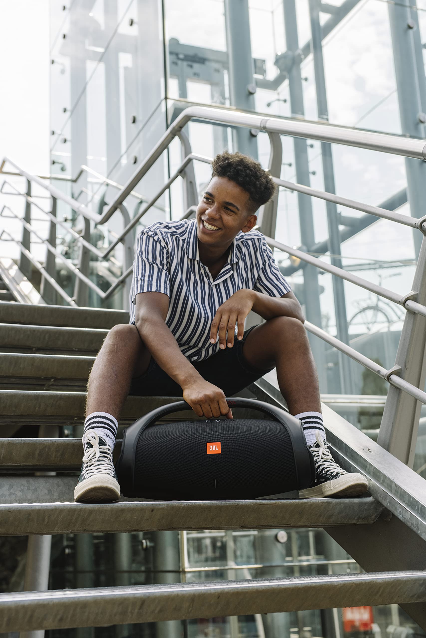 JBL Boombox 2 Wireless Waterproof Bluetooth Speaker with Indoor and Outdoor Modes