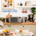 Russell Hobbs Stainless Steel Digital Microwave 20 Litre 800W Solo Digital with 5 Power Levels