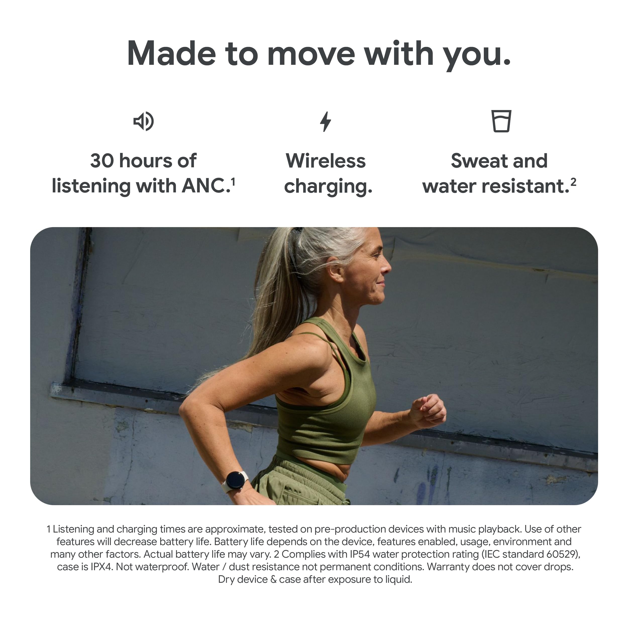 Google Pixel Buds Pro 2 - Wireless Earbuds with Active Noise Cancellation – Bluetooth Headphones - Peony