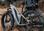 Aventon Aventure.2 Step-Through Fat Tire E-bike in Slate Grey