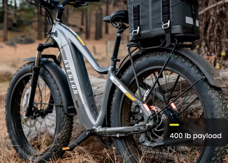 Aventon Aventure.2 Step-Through Fat Tire E-bike in Cobalt Blue